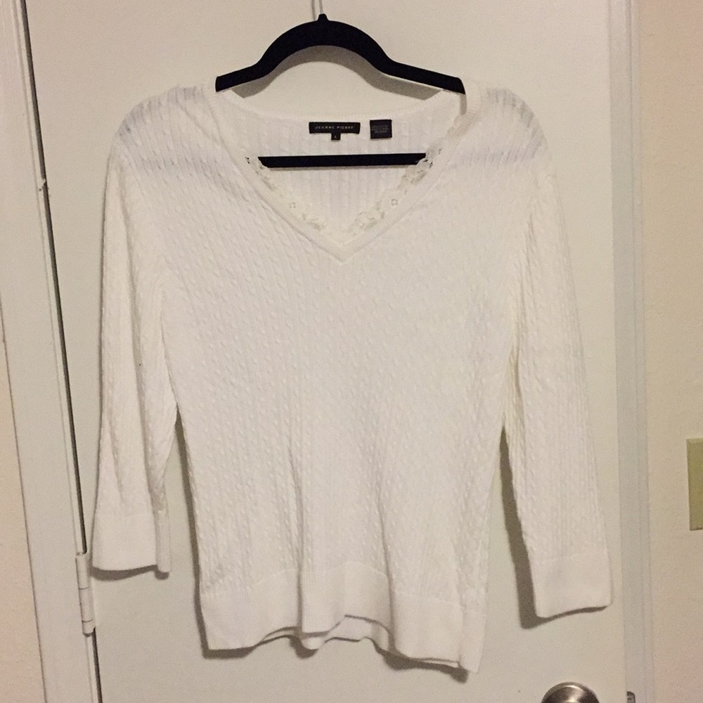 Beautiful white sweater